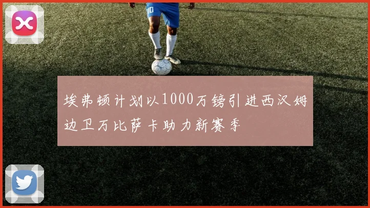 埃弗顿计划以1000万镑引进西汉姆边卫万比萨卡助力新赛季