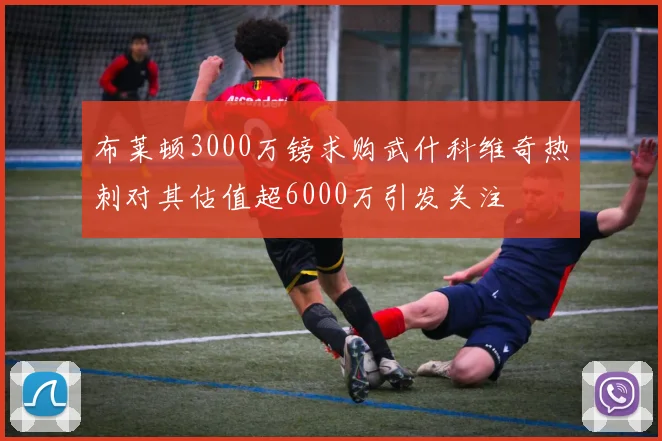 布莱顿3000万镑求购武什科维奇热刺对其估值超6000万引发关注